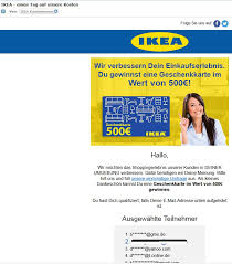 Ikea Gutschein Gewinnspiel Wir Verbessern Dein Einkaufserlebnis Anti Spam Info