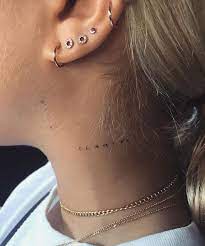 Pinterest Cosmicislander Small Neck Tattoos Tattoos Ear Piercings
