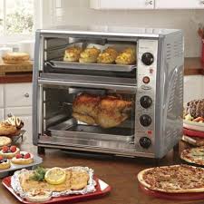 Ginny S Brand With Two Tiers Of Cooking Convenience Our Ginny S Brand Double Decker Toaster Oven Lets You Co Toaster Oven Countertop Oven Kitchen Appliances