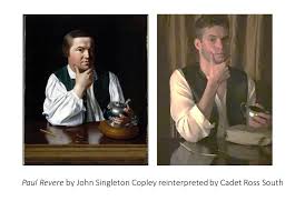 Art Instructor Buffy Walters challenged cadets to recreate famous works of  art using themselves, family members or household objects. Some of them got  very creative, as you can see!