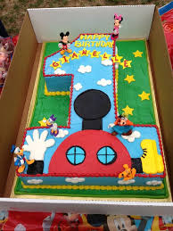 First Birthday Mickey Mouse Birthday Cake For 1 Year Old Boy Mickey Mouse Clubhouse Birthday Cake Google Search Mickey Mouse Clubhouse Birthday Mickey Mouse First Birthday Mickey 1st Birthdays