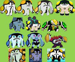 Is it just me or does Cannonbolt have the most number of unique designs  among all the aliens in the franchise? He's the only alien to have appeared  in all 5 series