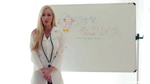 Horny and hot Doctor Kayden Kross is teaching Sex
