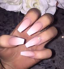 *coffin design：btartbox coffin nails which is known as ballerina nails are designed with natural/clear colors and two optional lengths long/short,the average square end design makes your nails more elegant and charming. 25 Best Coffin Nail Designs