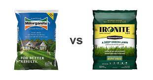 When i switched to lawn restore i was concerned that the lack of iron (milorganite contains iron) would cause the greening effect to be not as dark. Milorganite Vs Ironite Comparison What To Use On Your Lawn Lawn Chick