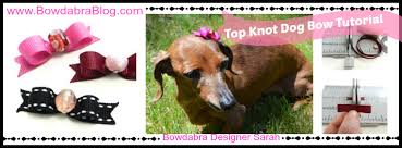 How to put a bow on a dog step 1. Top Knot Dog Bow Tutorial Bow Making Tutorials How To Make Hair Bows Bowdabra Blog