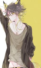 Anime Guy Animal Ears Glasses Anime Neko Anime Animals Neko Boy