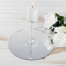 Mirror plates or glass centerpieces. Round Mirror Wedding Table Centerpieces 10 Pieces 8 Inches Buy Online At Best Price In Uae Amazon Ae