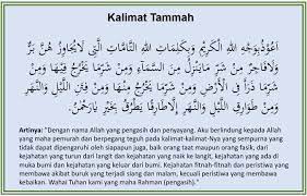 Bacaan Kalimat Tammah Kalimat Sempurna Lengkap Dengan Artinya Doa Harian Islami