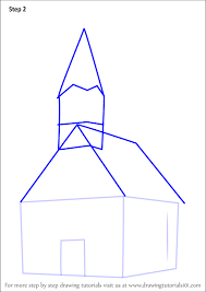 Learn to draw a church. Learn How To Draw A Church Building Christianity Step By Step Drawing Tutorials