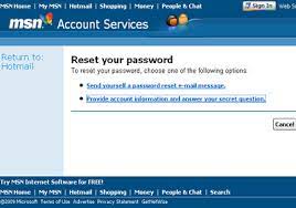 How To Recover Hotmail Or Windows Live Password • Thepicky