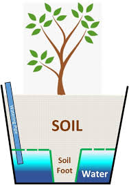 There's a hole in the bottom of the planter with a wick coming out of it. Self Watering Planters Diy Demo How They Work Tips For Use