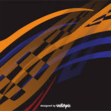 Racing Stripe Strike Abstract Background Free Vector