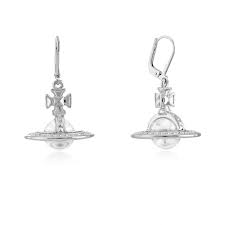 925 sterling silver saturn earrings, vivienne earrings, silver vivienne earrings, westwood, earrings violabeautyco 5 out of 5 stars (19) $ 14.78. Vivienne Westwood Pina Crystal Drop Earrings Argento Com