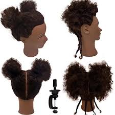 A hair salon is a place where one goes to get their hair done so that it can look beautiful and attractive. Amazon Com Afro Kinky Curly Hair Mannequin Head With 100 Human Hair Hairdresser Manikin Training Head Cosmetology Doll Head Tight Curls Hair Styling Practice Head With Clamp Stand Beauty