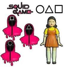 This files can be used in: 20 Quick Saves Ideas Birthday Cake Topper Printable Squid Games Cake Toppers