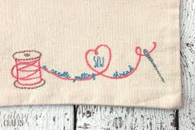You can use these machine embroidery designs for embroidery on children's clothing and other items. Adorable Diy Sew A Needle Pulling Thread Bag Free Hand Embroidery Designs