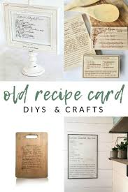 Display Family Recipe Cards Family Recipe Cards Recipe Display Ideas Diy Recipe Cards