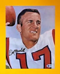 DON MEREDITH SIGNED 8X10 SOUTHERN METHODIST UNIVERSITY PHOTO BECKETT  CERTIFIED