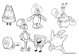 The main characters are inhabitants of the ocean, except spongebob they are: Pin On Ausmalbilder