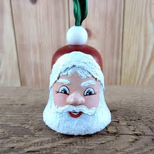 Wooden Bell Santa Claus