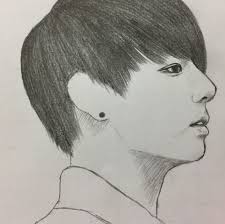 Jungkook Drawing At Paintingvalley Com Explore Collection Of Jungkook Drawing