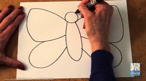 Teaching Kids To Draw How To Draw A Butterfly Youtube How to draw light from darkness. teaching kids to draw how to draw a butterfly