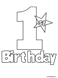 All our cards are free and printable and can be downloaded as a pdf. 1st Birthday Coloring Page Birthday Coloring Pages Happy Birthday Coloring Pages Coloring Pages For Kids
