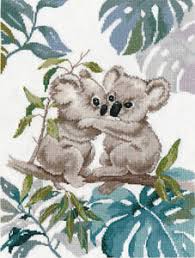 Browse by theme and level to find the design of your dreams! Counted Cross Stitch Kit Oven 1347 Koalas Ebay