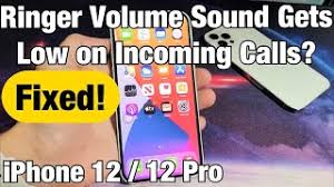 Iphone 12 S Ringer Sound Volume Gets Low On Incoming Calls Fixed Youtube