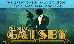 The Great Gatsby Mla Citation With Examples And Explanations