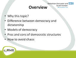 There Is Only One Right Idea But Everyone S Got It Democracy Vs Dictatorship In Management Nav Ahluwalia Executive Medical Director 14 November Ppt Download