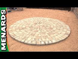 Fire brick can be used during residential or commercial installations and are capable of withstanding temperatures up to 2460° f. Circular Patio Kit How To Menards Youtube