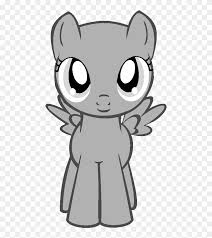 This coloring sheets for girls include equestria girls and cute ponies. Filly Pegasus Base By Monk Fishy D614ib1 Unicorn Free Transparent Png Clipart Images Download