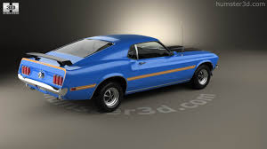 It has seats out of a 1969 shelby gt500 made by captainkirk and a hood scoop from ssyrakuza's xygt falcon. 360 View Of Ford Mustang Mach 1 351 1969 3d Model Hum3d Store