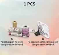 250V10A Popcorn machine temperature controller switch for commercial  popcorn maker temperature control thermostat accessories - AliExpress
