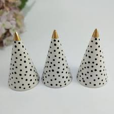 Porcelain Cone Jewelry Ceramic Ring Holder For Jewelry Collection With Images Ring Holder Wedding Ceramic Rings Ring Holder