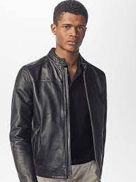 Autumn Winter 2016 Men S Topstitched Nappa Jacket At Massimo Dutti For 449000 Effortless Elegance Jackets Men Mens Jackets
