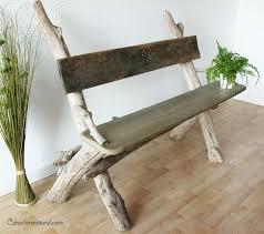 Banc En Bois Flotte Et Planches De Recuperation Caractere Naturel Par Benoit Galloudec Banc Bois Meubles En Bois Flotte Bois Flotte
