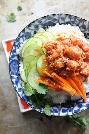 Poke Bowl De Saumon Epice Comment Faire Un Poke Bowl Elle A Table