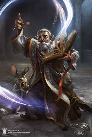 M Gnome Wizard Magic Book Robes Rabbit Familiar Mdlvl By Kim Van Deun Fantasy Dwarf Dungeons And Dragons Characters Character Art