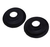 2PC Rubber Black Car Headlight Dust Housing Covers Kit For HID LED Bulb Seal Cap