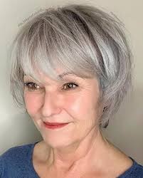 Try it with youthful bangs and be sure to add lots of layers to get the most movement. Edgy Haircuts For Grey Hair Novocom Top