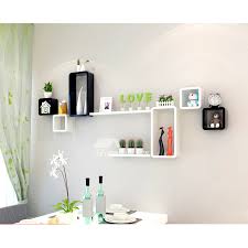 The dominic wall shelf brings subtle minimalism to any wall of your home. Modern Wooden Cube Wall Shelves Wall Mounted White Decorative