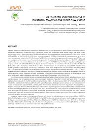 Malaysia is now one of the big names in palm oil thanks to the seeds, trees and previous government initiatives. Pdf Oil Palm And Land Use Change In Indonesia Malaysia And Papua New Guinea