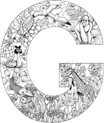 Der Buchstabe G Ausmalbild Alphabet Coloring Pages Alphabet Letters To Print Coloring Letters