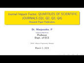 Research paper publications: Meaning of Q1 Q2 Q3 Q4 of a Journal ...
