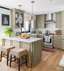 In the kitchen, the island. Pin By Better Homes Gardens On Delightful Kitchen Designs Kitchen Remodel Layout Kitchen Remodel Small Kitchen Layout