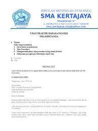 Soal tes masuk sma unggul del loguboti toba samosir adakah. Soal Tes Masuk Sma Bahasa Inggris Kunci Ujian