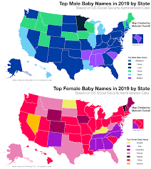 Top baby boy names in us 2020. The Most Popular Baby Names By State Mapped Digg